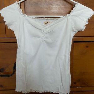 Hollister Off The Shoulder Crop Top